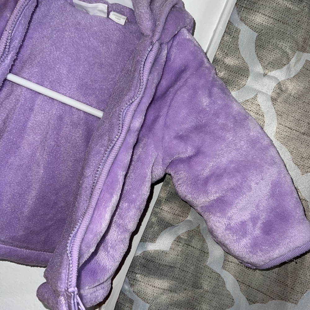THE CHILDRENS PLACE BRAND UNICORN FLEECE HOODED SWEATER SIZE 3-6M - Picture 10 of 11